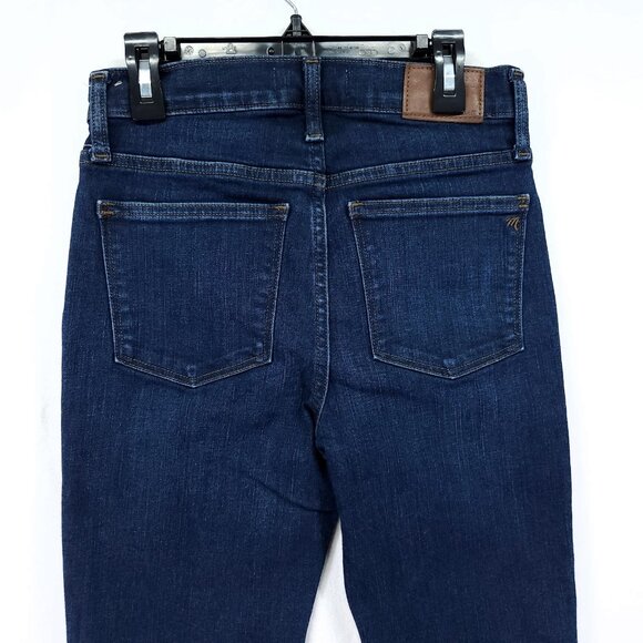 Madewell Jeans Size 25 Womens 10" High-Rise Skinny Dark Wash Stretch Slimming - Picture 12 of 13
